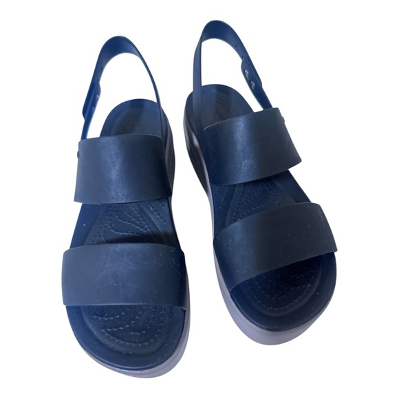 CROCS Women's Dark Blue Sandals - Picture 3 of 8